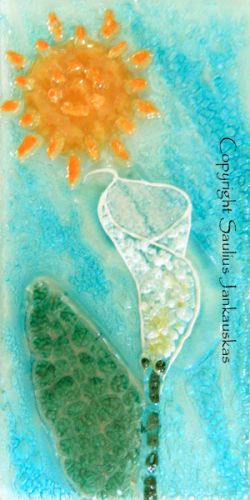 Fused Textured Calla Lily E-Packet
